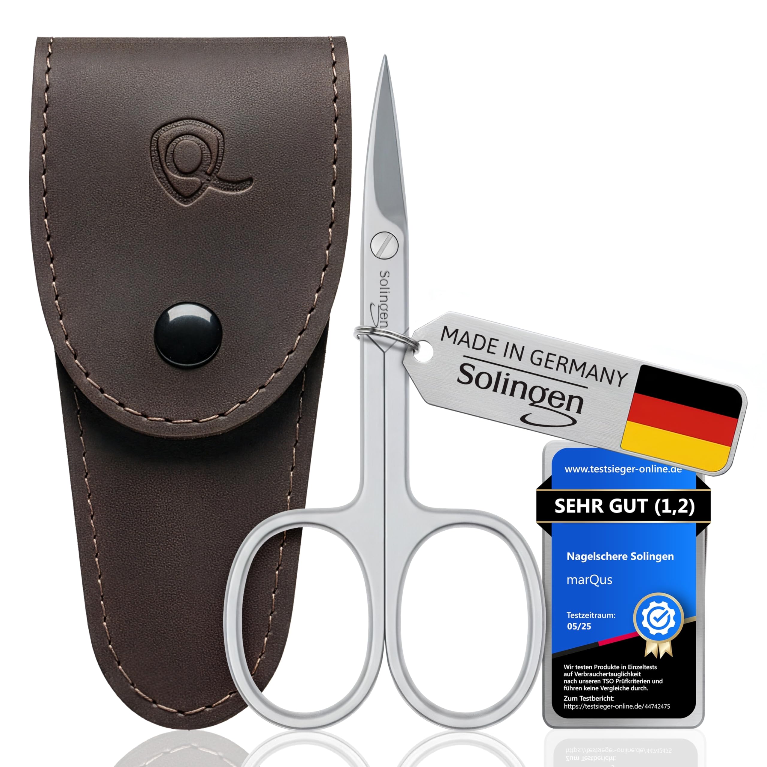 Amazon.com : Solingen Nail Scissors Curved Blade – Precision
